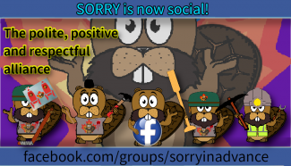 Sorry is now social